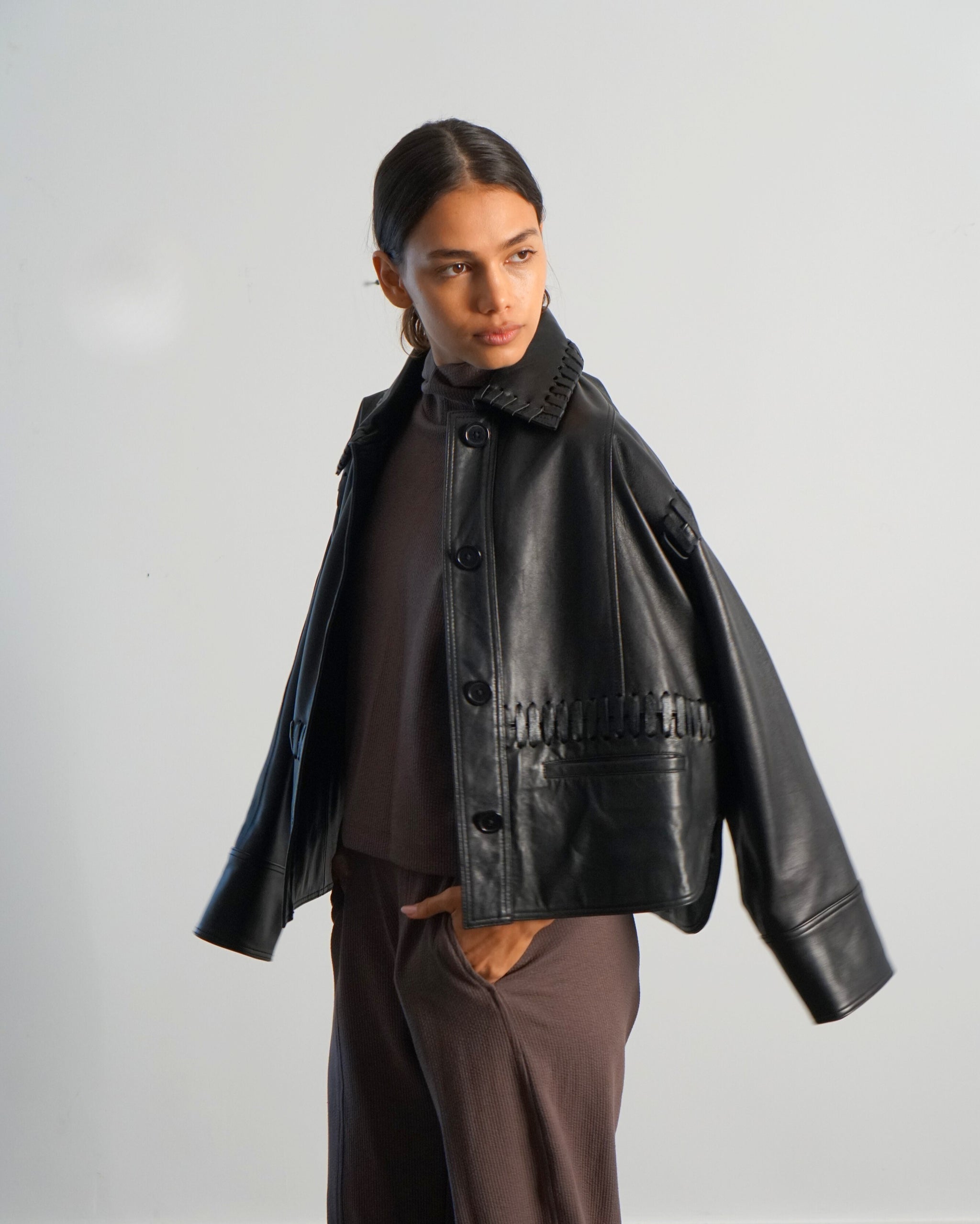 Leather Olivia jacket – PROCHE