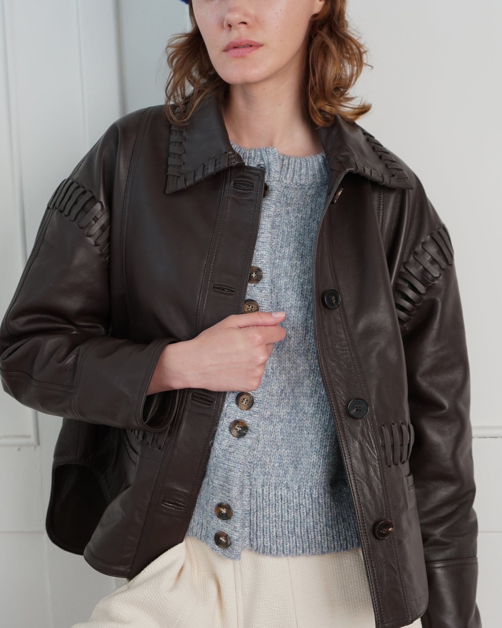 Leather Olivia jacket – PROCHE