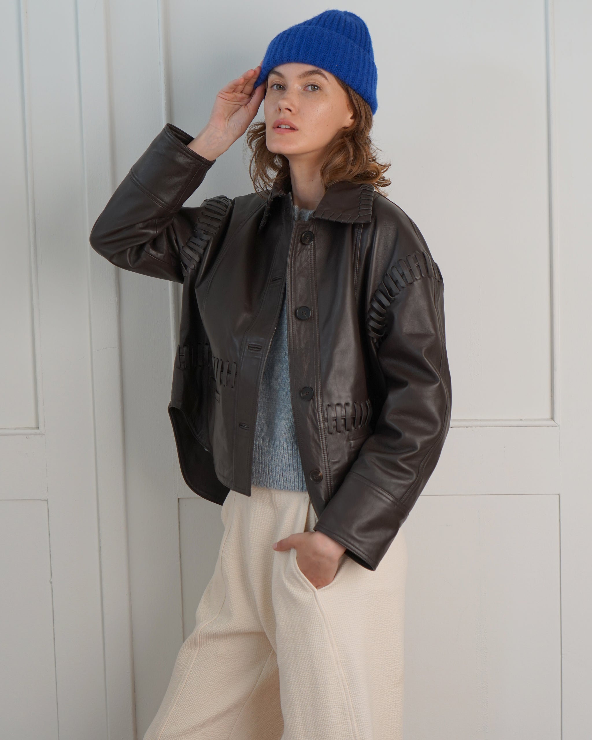 Leather Olivia jacket – PROCHE