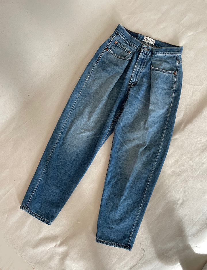 【BAON】23FW★ [BAONHAUS] curve line dekki washed denim pt BAON】23FW☆ [BAONHAUS] curve line dekki washed denim pt